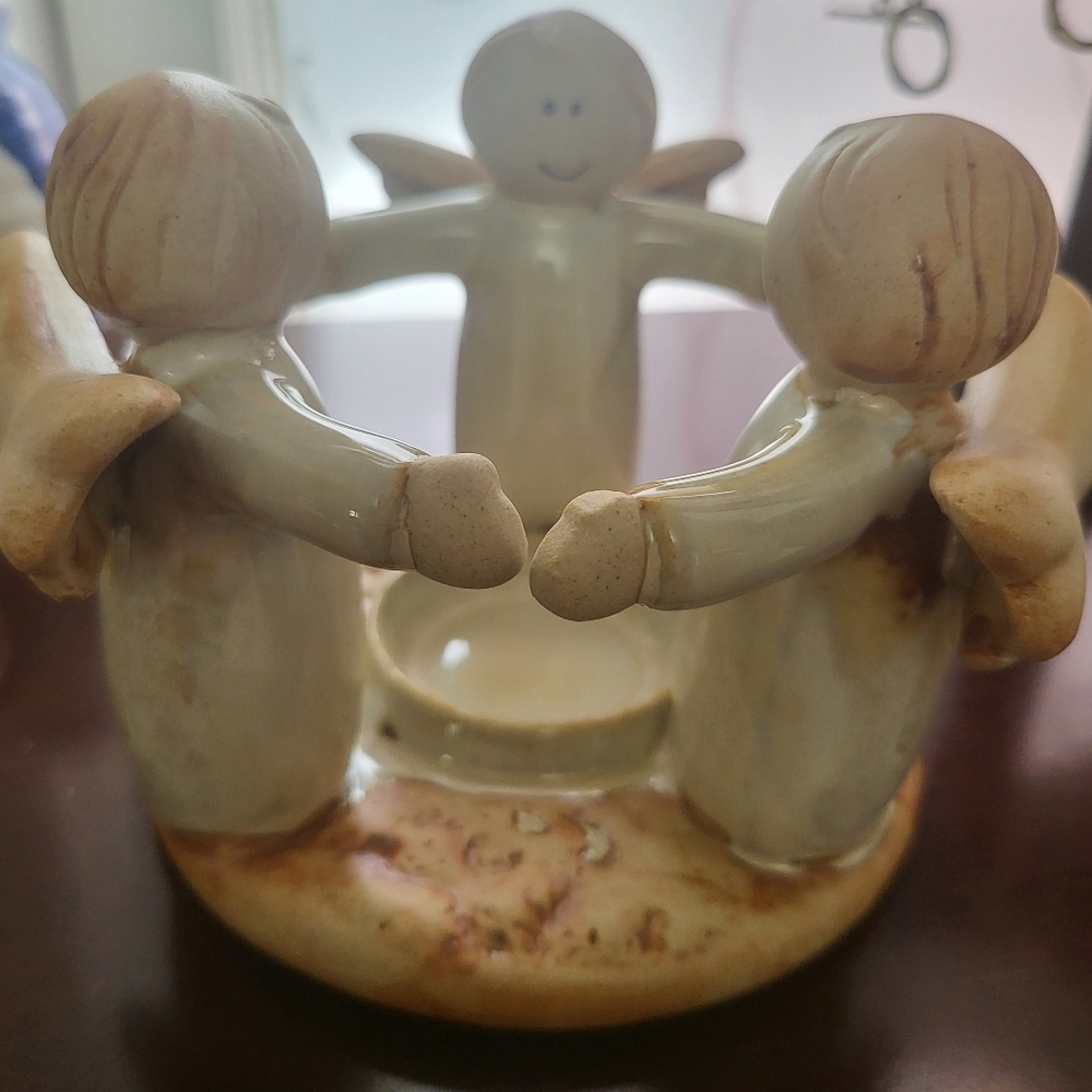 Angels candle holder, Great for the holidays!